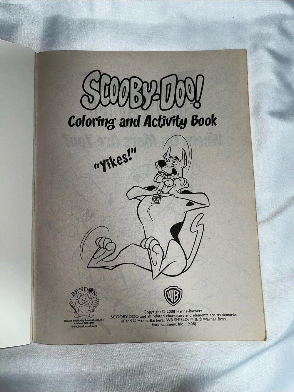 Scooby-Doo Jumbo Coloring & Activity Book 2008 Hanna-Barbera Kids Cartoon
